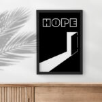 تابلو دکوراتیو مدل hope