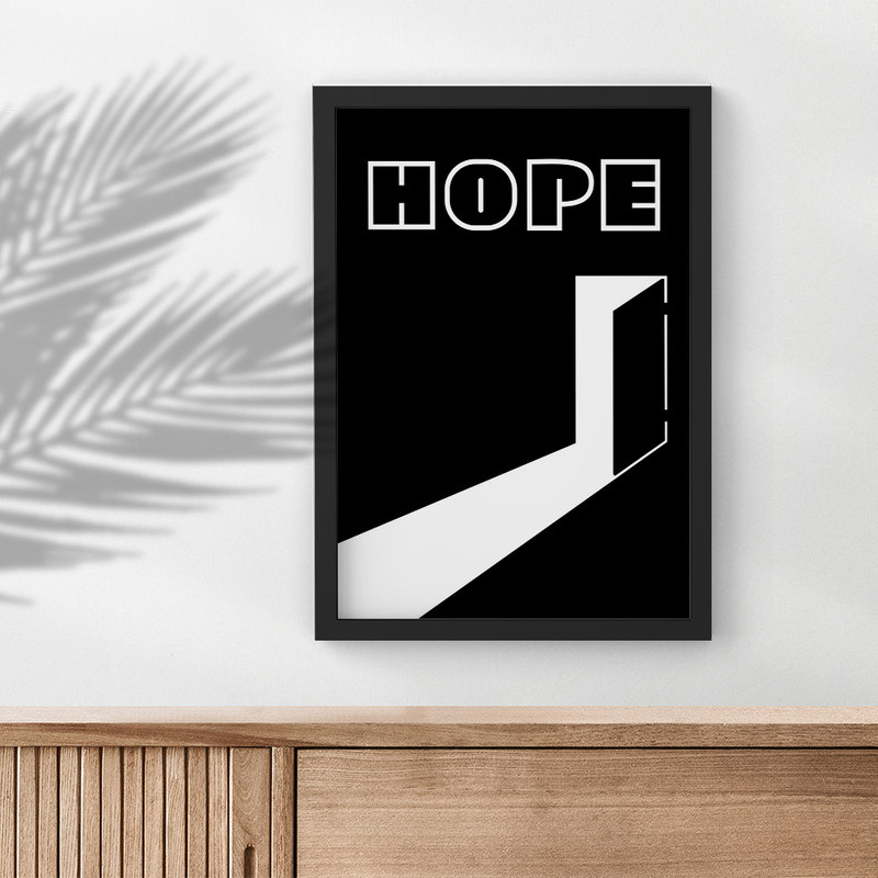 تابلو دکوراتیو مدل hope