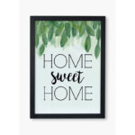 تابلو دکوراتیو مدل home کد 0022