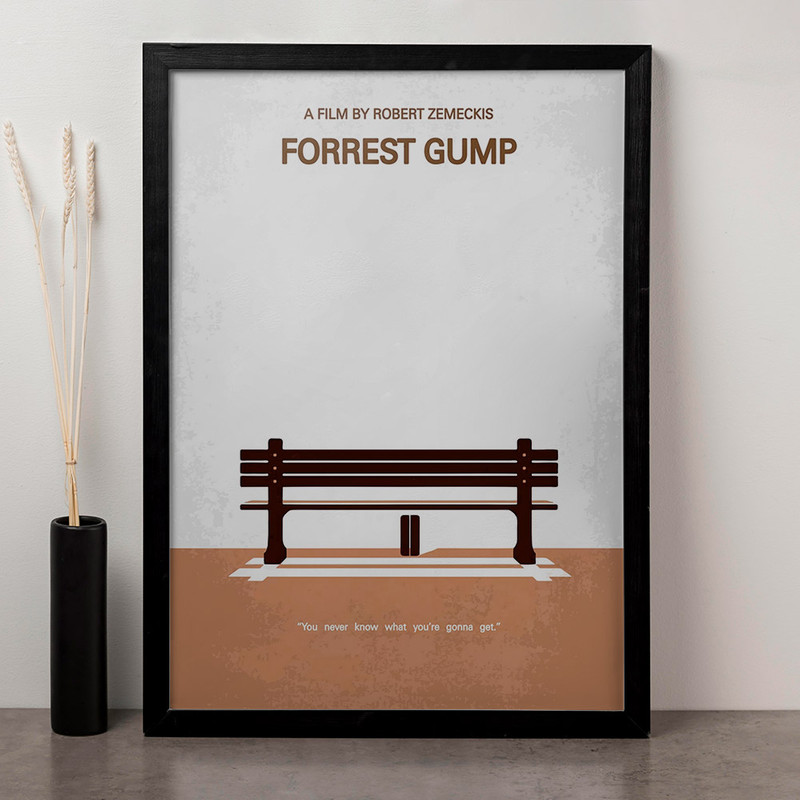 تابلو دکوراتیو مدل forrest gump