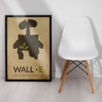 تابلو دکوراتیو مدل انیمیشن wall E
