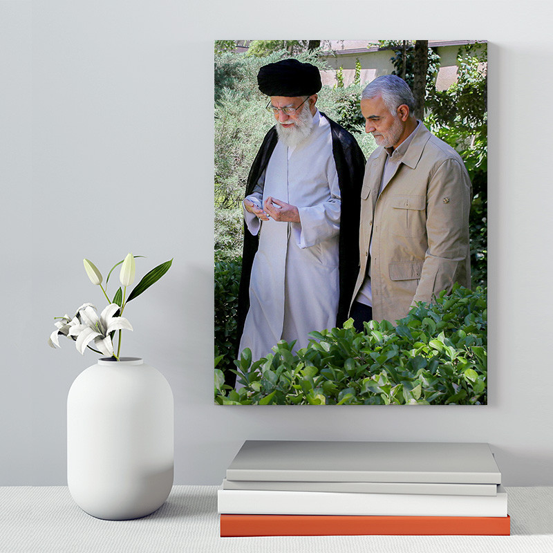 تابلو شاسی دکور خانه مدل سردار شهید سلیمانی کد 224
