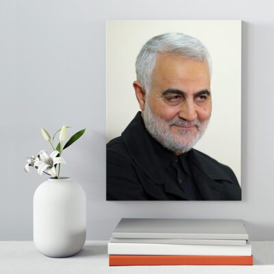 تابلو شاسی دکور خانه مدل سردار شهید سلیمانی کد 234