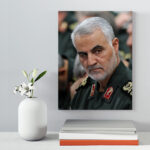 تابلو شاسی دکور خانه مدل سردار شهید سلیمانی کد 153