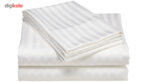 سرویس ملحفه هارمونی مدل 50Satin دونفره سه تکه گینگ سایز 180