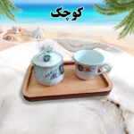 سینی مدل چوبی مجموعه 3 عددی
