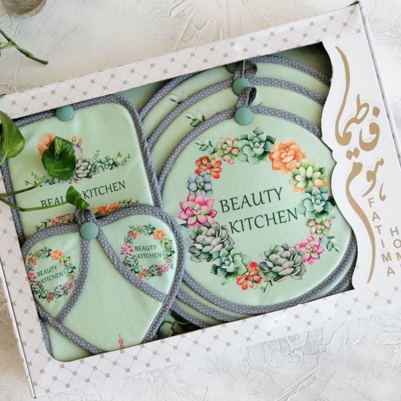 سرویس آشپزخانه 15 پارچه مدل پرنیان کد 6