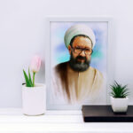 تابلو دکوراتیو مدل شهید مرتضی مطهری کد SH125