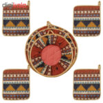 سرویس آشپزخانه 7 تکه طرح گبه کد LR2224