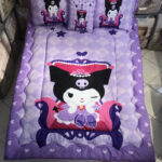 سرویس خواب مدل کرومی kuromi کد 56 یک نفره 5 تکه