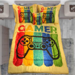 سرویس خواب مدل دسته بازی کد game 04 یک نفره 5 تکه