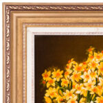 تابلو فرش دستباف سی پرشیا مدل گل نرگس در گلدان هخامنشی کد 903819