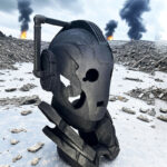 مجسمه مدل نقاب مرد آهنی