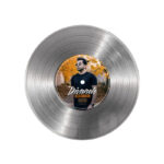 تابلو نیپ آرت طرح دیسک گرامافون مدل 9183 فریم نقره ای