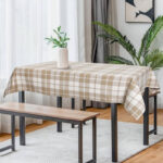 رومیزی برق لامع طرح مینیاتور کد A180