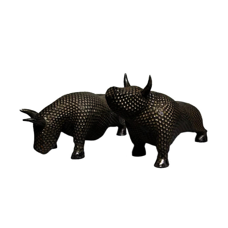 مجسمه مدل گاومیش کد GN02 مجموعه 2 عددی