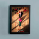 تابلو مدل سریال squid game پوستر بازی مرکب کد 13