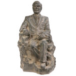 مجسمه تندیس و پیکره شهریار مدل تندیس استاد شهریار کد M190-6