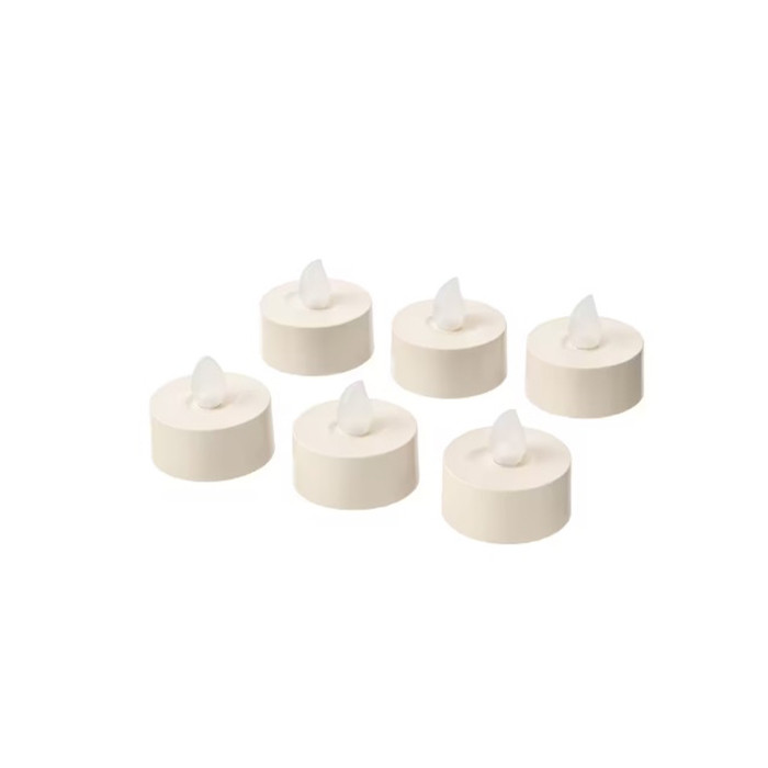 0820a3c56618cce20daab7ff4545824e شمع ال ای دی ایکیا مدل 003 بسته 6 عددی