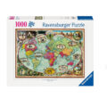 پازل 1000 تکه راونزبرگر مدل Bicycle Ride Around the World کد 1200569