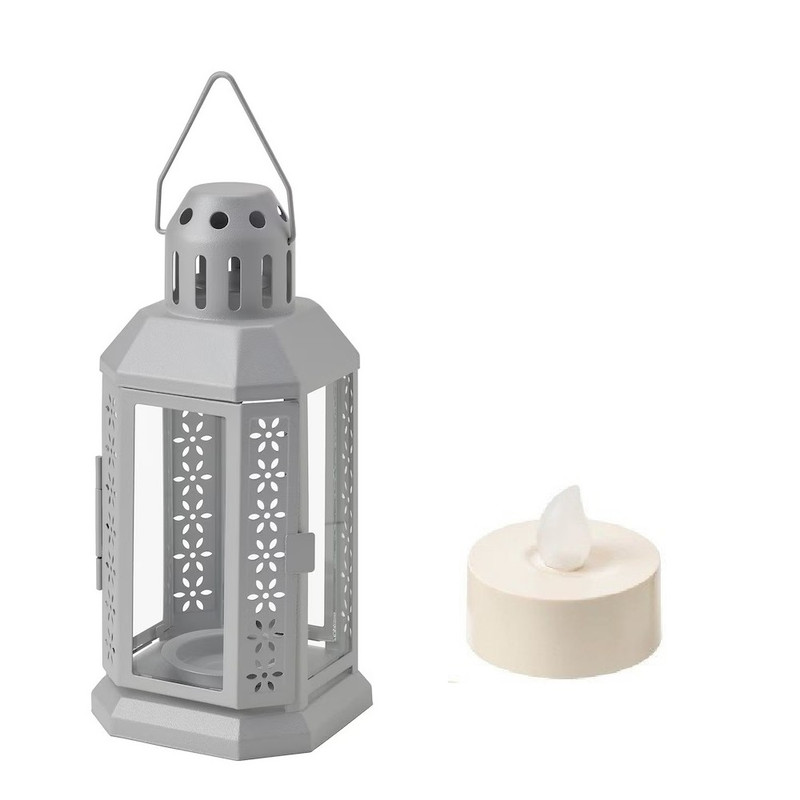 0a4416244223f2968d9320fd4cc3e145 جاشمعی ایکیا مدل ENRUM به همراه شمع ال ای دی