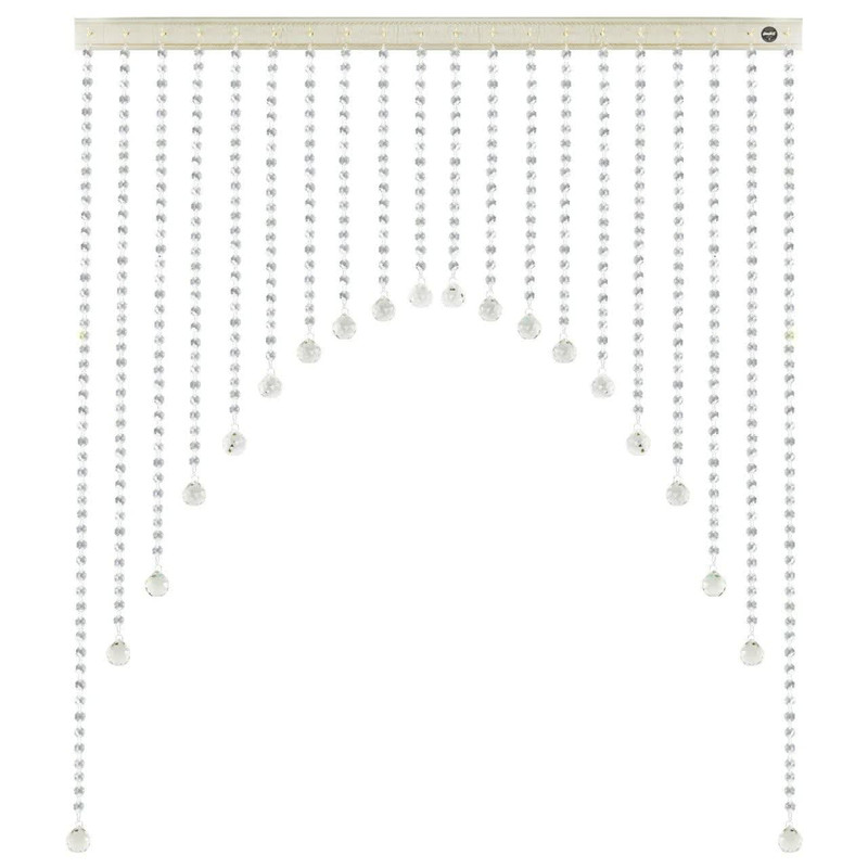 0c5d7b49fc378749a6260c0db3347b9d پرده آویز آریا کریستال مدل هلال سایز 130x130 سانتی متر