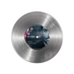 تابلو نیپ آرت طرح دیسک گرامافون مدل 9164 فریم نقره ای