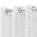 پرده تیکو دکو مدل کتان شفاف افکت دار سایز 300x280 سانتی متر