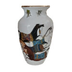 گلدان دکوری مدل سارینا طرح اسب کد 026