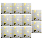 دیوارپوش مدل تایل بین کابینتی پشت چسبدار کد 20030 بسته 11 عددی