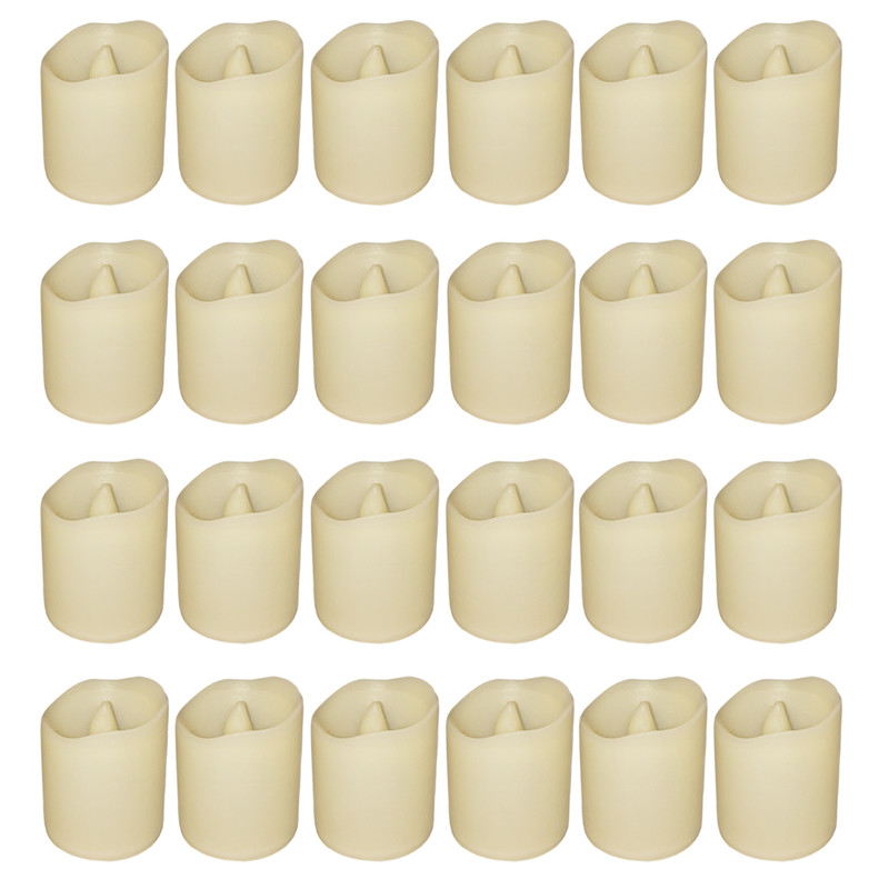 10ae6f9fc13c1e6ec1dc17e5fd99b5cb شمع ال ای دی واتان مدل کلاسیک مجموعه 24 عددی