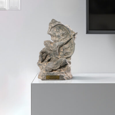 مجسمه تندیس و پیکره شهریار مدل تندیس آرش کمانگیر کد M280-1