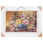 تابلو فرش دستباف سی پرشیا مدل گل در گلدان کد 903479