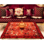 رومیزی طرح شکارگاه کد KN-RShek100SQ