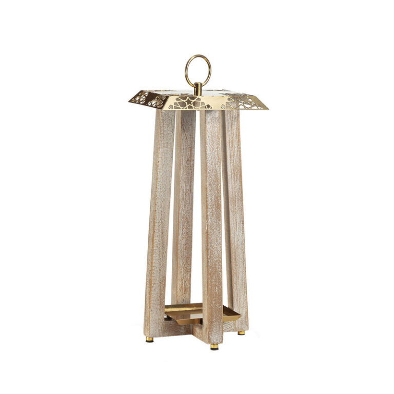 شمعدان مدل فانوس تزیینی چوبی کد 5320