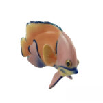 مجسمه چینی فرانز مدل ماهی مقلد FZ01448