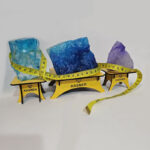 سنگ نمک دکوری کاسنر مدل کریستالی بسته 3 عددی