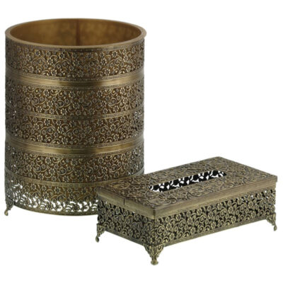 ست سطل و جای دستمال کاغذی کد 3575