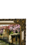 تابلو فرش ماشینی طرح دستبافت مدل کوچه قدیمی کد 7503