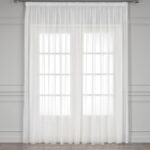 پرده مدل دوخت ساده حریر شاین سایز 900x275 سانتی متر