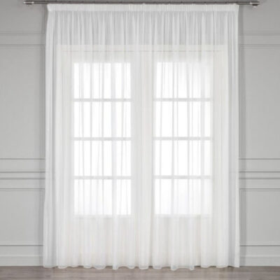 پرده مدل دوخت ساده حریر شاین سایز 900x275 سانتی متر