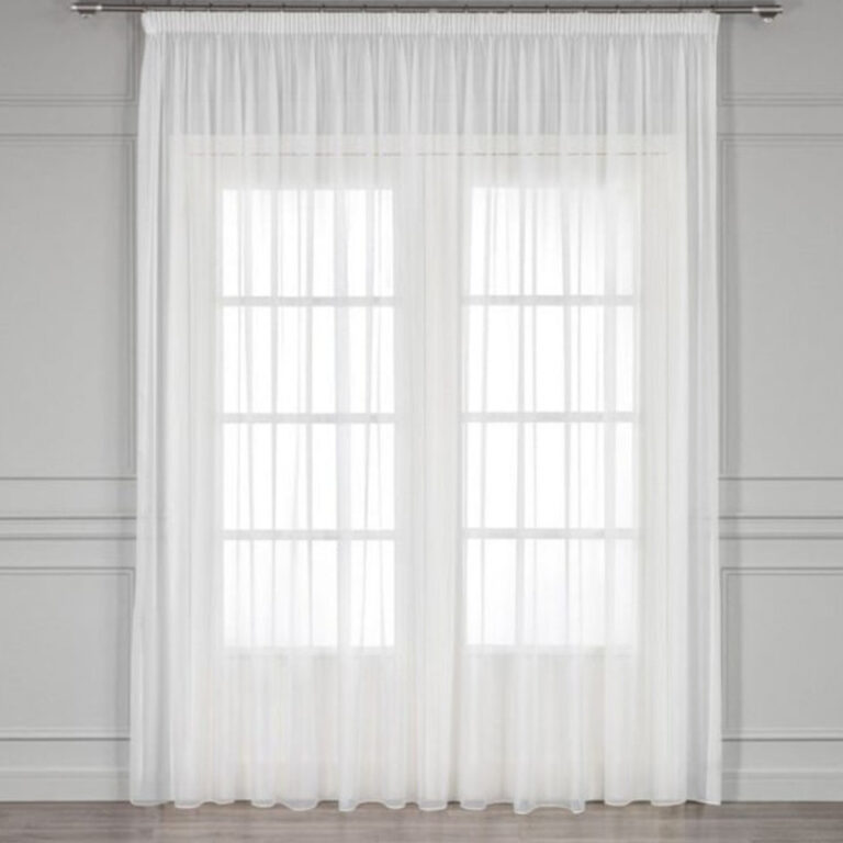 پرده مدل دوخت ساده حریر شاین سایز 900x275 سانتی متر