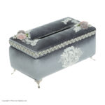 ست سطل و جای دستمال کاغذی کد 100 به همراه جای کارد