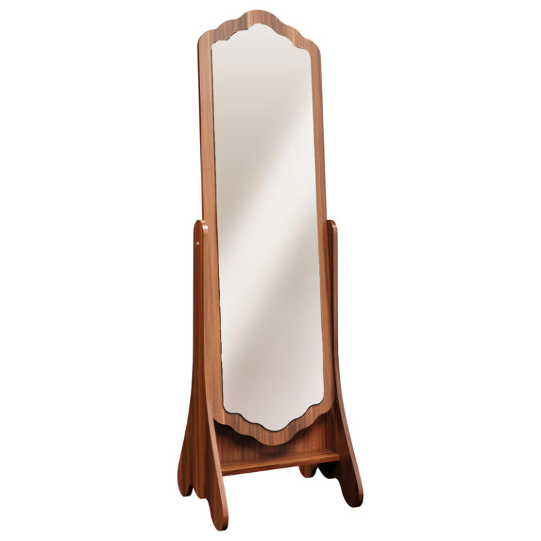 آینه وینه چوب مدل قدی فلورا