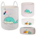 ست سبد وسایل کودک مدل نهنگ و ماهی 2 مجموعه 4 عددی