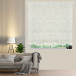 پرده شید رومن زیو کد 7505سایز 150×150 سانتی متر