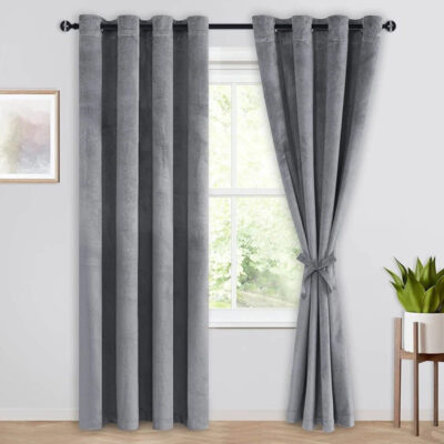 پرده مدل مخمل کالیفرنیا K123 سایز 280x150 سانتی متر