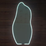 آینه مدل نوردار دفرمه کد 1