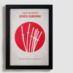 تابلو طرح فیلم هفت سامورایی مدل seven samurai BL014