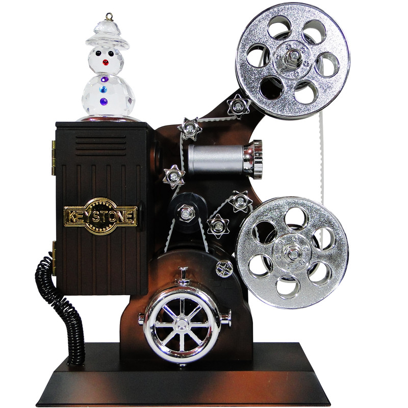 1fc0c562bb846c80304d17791cfe5746 ماکت آپارات موزیکال مدل Keystone کد 4576 به همراه مجسمه آدم برفی